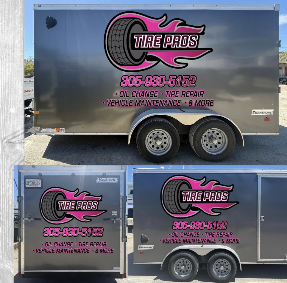 Tire Pros FL fully equipped mobile shop trailer
